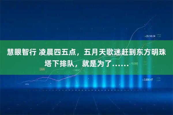 慧眼智行 凌晨四五点，五月天歌迷赶到东方明珠塔下排队，就是为了……