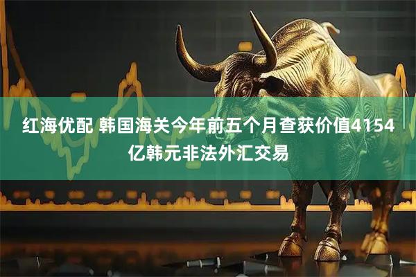 红海优配 韩国海关今年前五个月查获价值4154亿韩元非法外汇交易