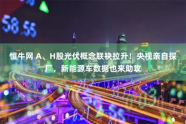 恒牛网 A、H股光伏概念联袂拉升！央视亲自探厂，新能源车数据也来助攻
